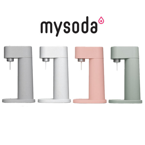買就贈風味糖漿x2 (莓果/萊姆)【mysoda】 WOODY木質氣泡水機 WD002 四色