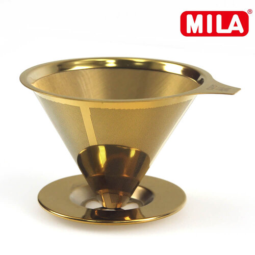 MILA 鈦金立式不鏽鋼咖啡濾網座(2-4 cup)