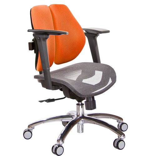 GXG 低雙背網座 電腦椅(鋁腳/3D手遊休閒扶手) TW-2803 LU9M