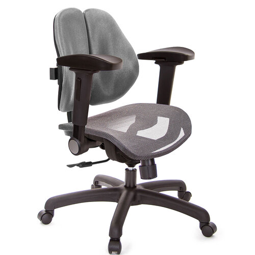 GXG 低雙背網座 電腦椅(4D弧面摺疊手) TW-2803 E1D