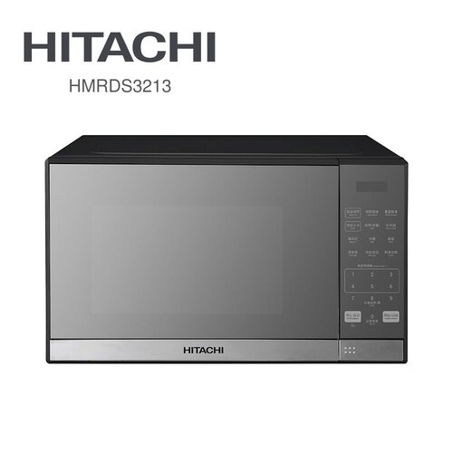 【HITACHI 日立】32公升 微電腦微波爐 BK鏡面黑 HMRDS3213