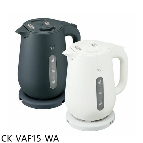 象印 1.5公升快煮電氣壺白色熱水瓶【CK-VAF15-WA】