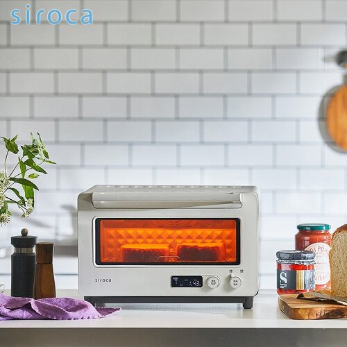 【Siroca】12L微電腦旋風溫控烤箱 ST-2D4510 白色