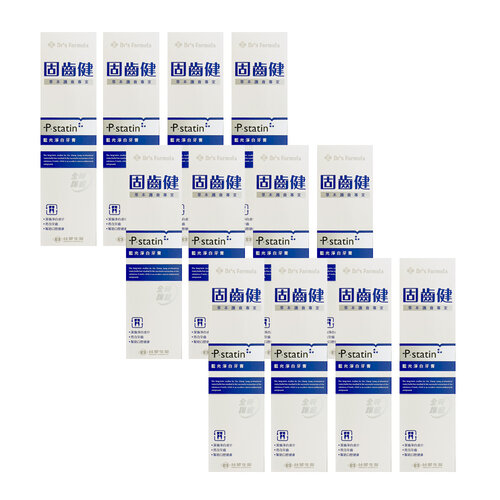 《台塑生醫》Dr's Formula固齒健-藍光淨白牙膏120g(12條/組)
