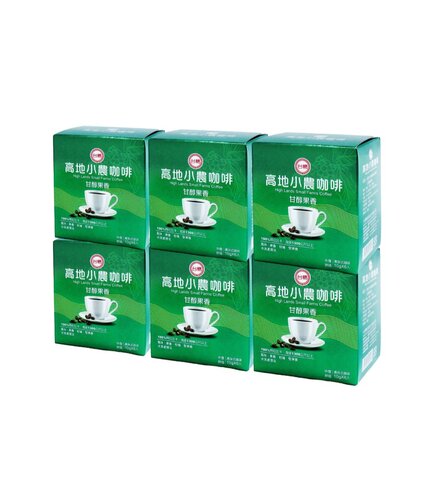 【台糖】高地小農濾掛式咖啡(甘醇果香)(6包/盒)x6盒