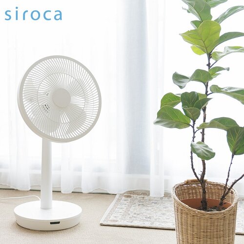 【Siroca】智慧聲控循環風扇 SF-V1710 白色