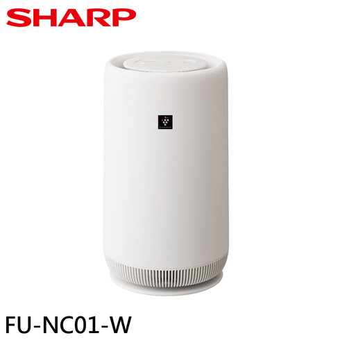 【SHARP 夏普】360呼吸式圓柱空氣清淨機 FU-NC01-W