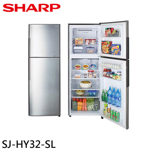 【SHARP 夏普】315公升雙門變頻冰箱 SJ-HY32-SL