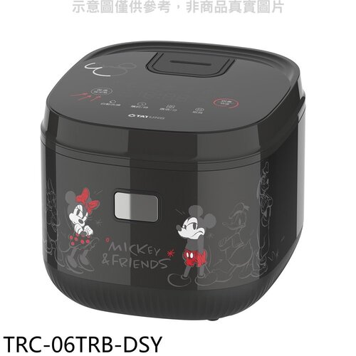 大同 米奇米妮微電腦黑色電子鍋【TRC-06TRB-DSY】