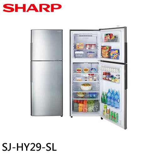 【SHARP 夏普】287公升雙門變頻冰箱 SJ-HY29-SL