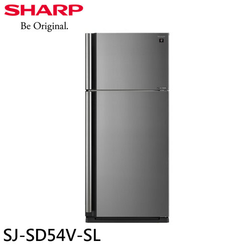 【SHARP 夏普】自動除菌離子變頻雙門電冰箱 SJ-SD54V-SL