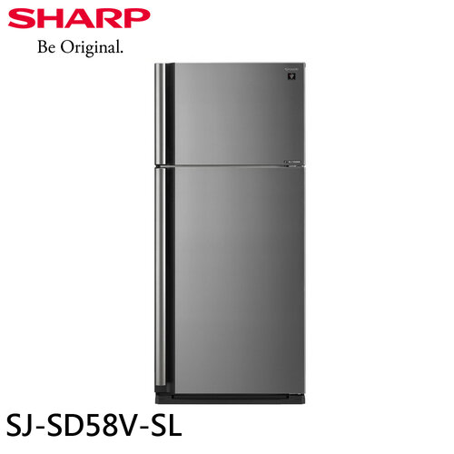 【SHARP 夏普】583L自動除菌離子變頻雙門電冰箱 SJ-SD58V-SL