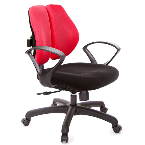 GXG 低雙背 電腦椅(D字扶手) TW-2603 E4