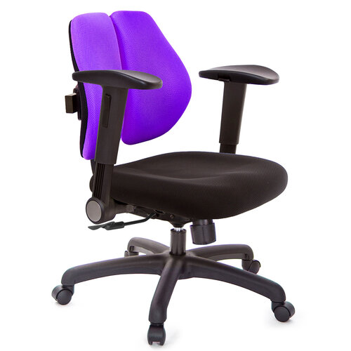 GXG 低雙背 電腦椅(摺疊滑面扶手) TW-2603 E1J