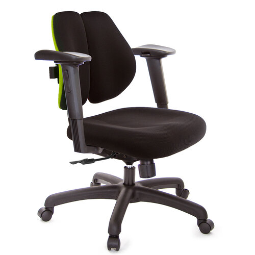 GXG 低雙背 電腦椅(鋁腳/2D手遊休閒扶手) TW-2603 LU2JM