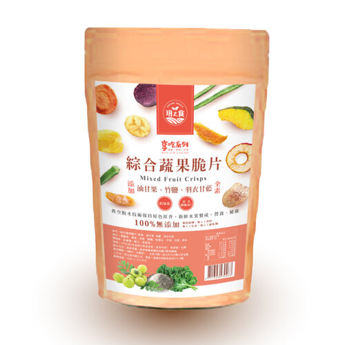 【玥之食】多蔬采綜合蔬果脆片(100g/包)3包