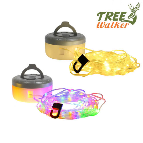 TreeWalker 銀河氛圍捲尺燈-兩入組(彩光+黃光)