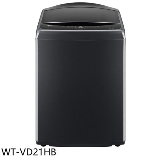 LG樂金 21公斤變頻極光黑全不鏽鋼洗衣機(含標準安裝)(7-11商品卡800元)【WT-VD21HB】