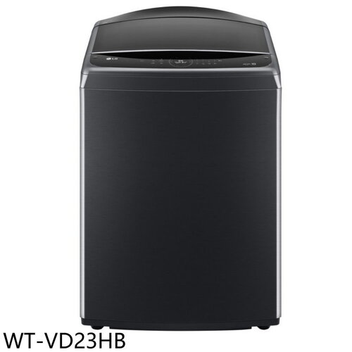 LG樂金 23公斤變頻極光黑全不鏽鋼洗衣機(含標準安裝)(7-11商品卡900元)【WT-VD23HB】