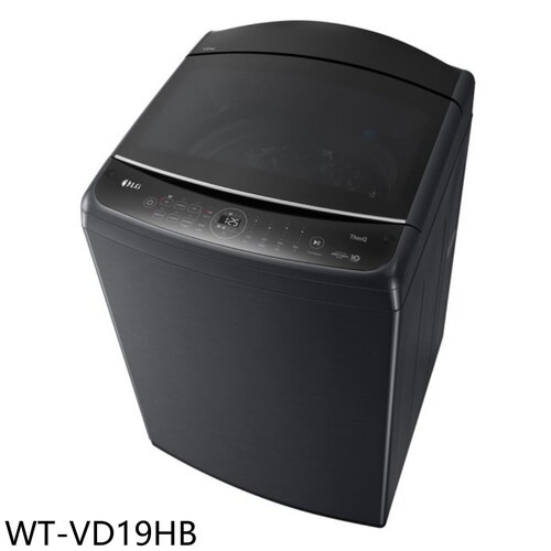 LG樂金 19公斤變頻極光黑全不鏽鋼洗衣機(含標準安裝)(7-11商品卡800元)【WT-VD19HB】