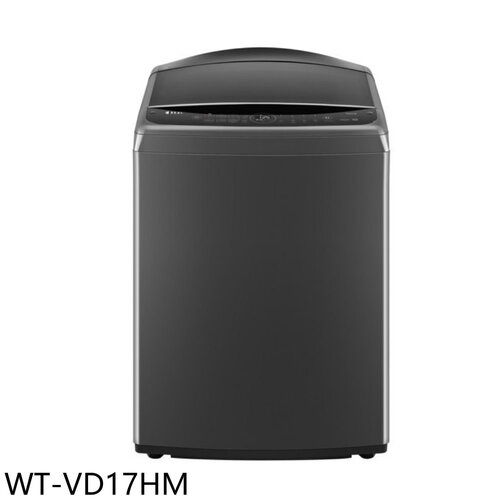 LG樂金 17公斤變頻曜石黑全不鏽鋼洗衣機(含標準安裝)(7-11商品卡700元)【WT-VD17HM】