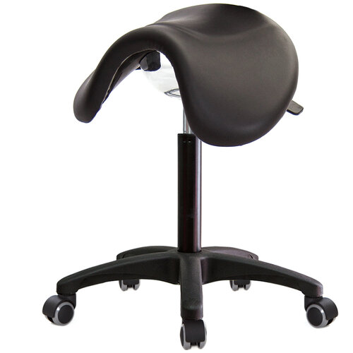 GXG 大馬鞍 工作椅 可前傾(塑膠腳/防刮輪) TW-81T5 EX