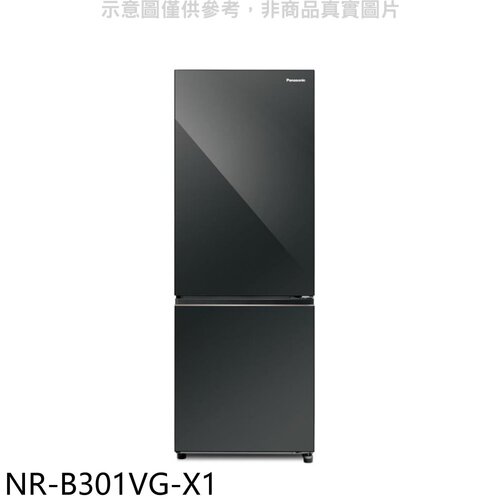 Panasonic國際牌 300公升雙門變頻冰箱(含標準安裝)【NR-B301VG-X1】