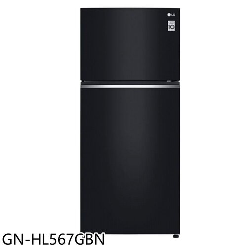 LG樂金 525公升雙門變頻鏡面曜石黑冰箱(含標準安裝)(全聯禮券2300元)【GN-HL567GBN】
