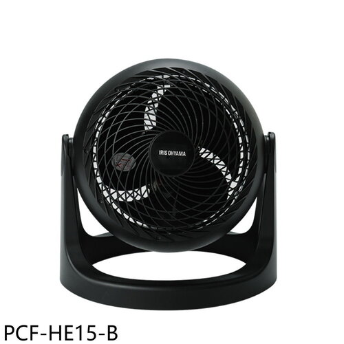 IRIS 空氣循環扇4坪黑色電風扇【PCF-HE15-B】