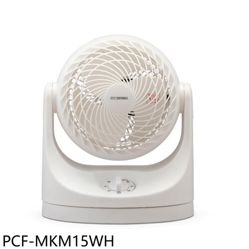 IRIS 空氣循環扇4坪白色電風扇【PCF-MKM15WH】