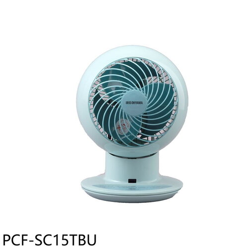 IRIS 遙控空氣循環扇9坪藍色電風扇(7-11商品卡100元)【PCF-SC15TBU】