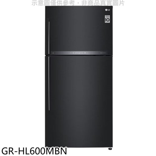 LG樂金 608公升與雙門變頻冰箱(含標準安裝)【GR-HL600MBN】