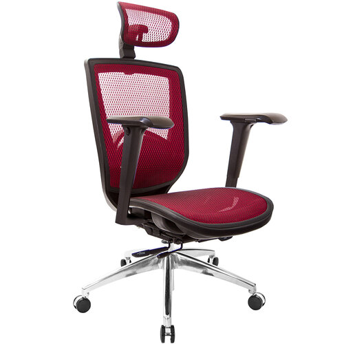 GXG 高背全網 電腦椅 (鋁腳/4D升降扶手) TW-81Z6 LUA3