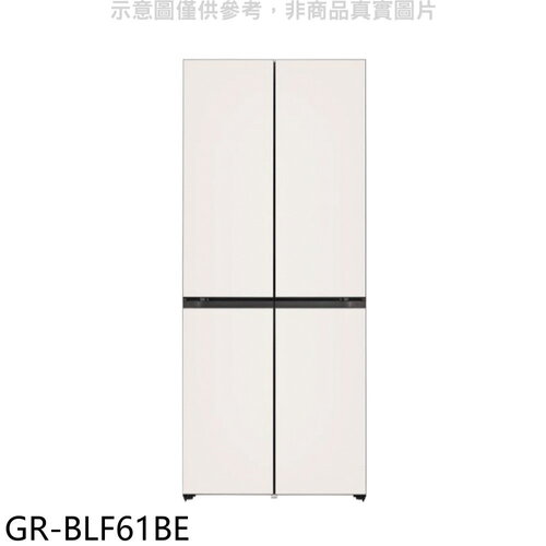 LG樂金 610公升對開冰箱(含標準安裝)(7-11商品卡2200元)【GR-BLF61BE】