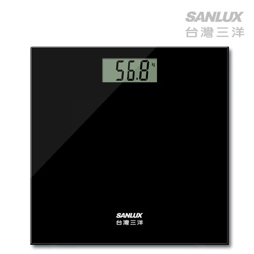 【SANLUX台灣三洋】數位體重計-黑 SYES-301(K)