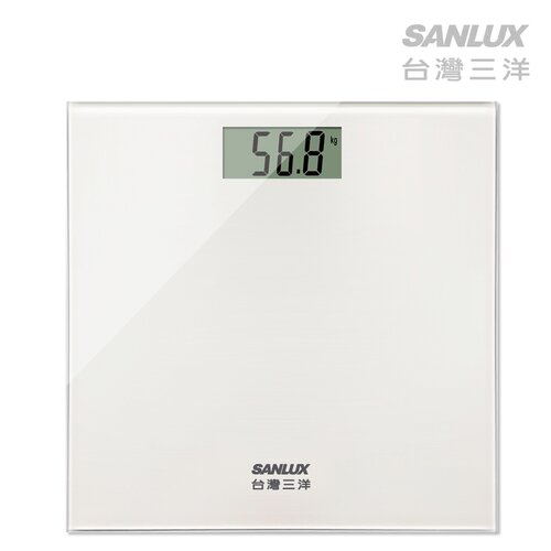 【SANLUX 台灣三洋】數位體重計-白 SYES-301(W)