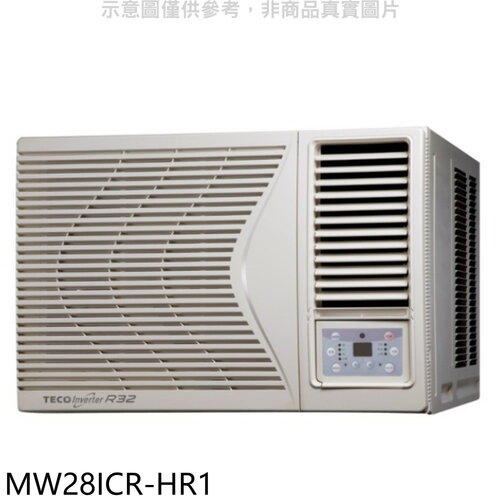 東元變頻右吹窗型冷氣4坪(含標準安裝)【MW28ICR-HR1】
