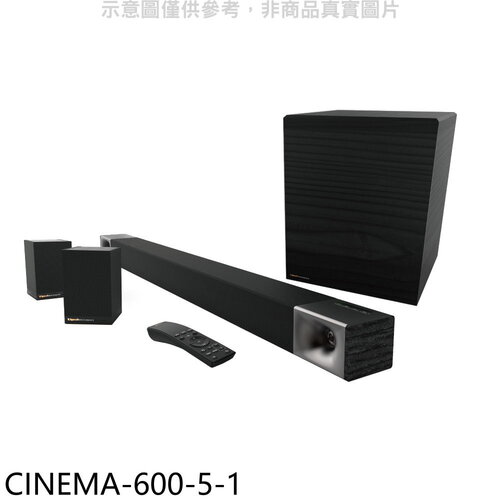 Klipsch 微型劇院SOUNDBAR音響(含標準安裝)(商品卡600元)【CINEMA-600-5-1】