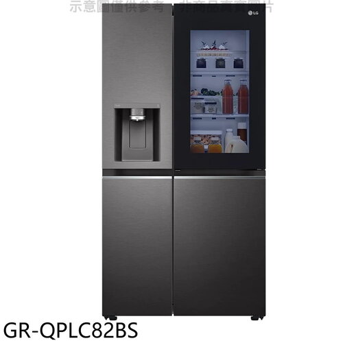 LG樂金 734公升敲敲看自動製冰門外取冰取水冰箱(含標準安裝)(商品卡2200元)【GR-QPLC82BS】