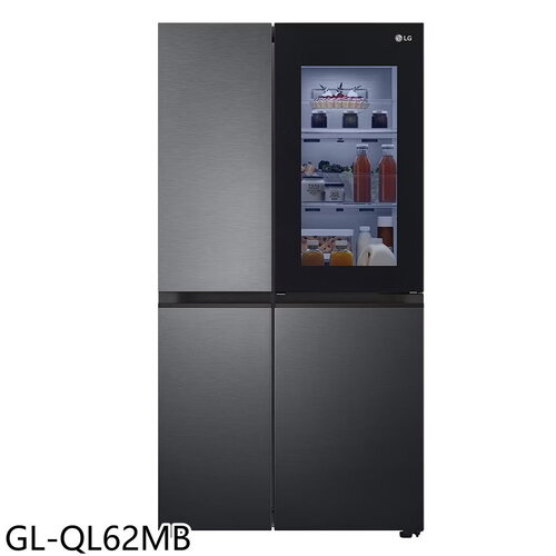 LG樂金 653公升敲敲看門中門對開冰箱(含標準安裝)【GL-QL62MB】
