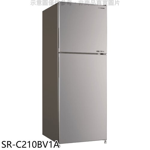 sanlux台灣三洋 210公升雙門變頻冰箱(含標準安裝)【sr-c210bv1a】