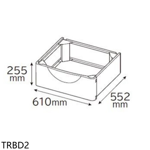 日立家電 全系列滾筒增高底座洗衣機配件【TRBD2】