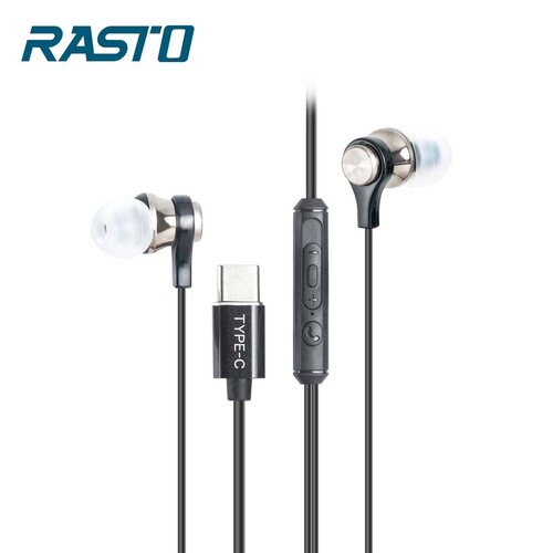【RASTO】RS33 鈦金高感度 Type-C磁吸入耳式耳機