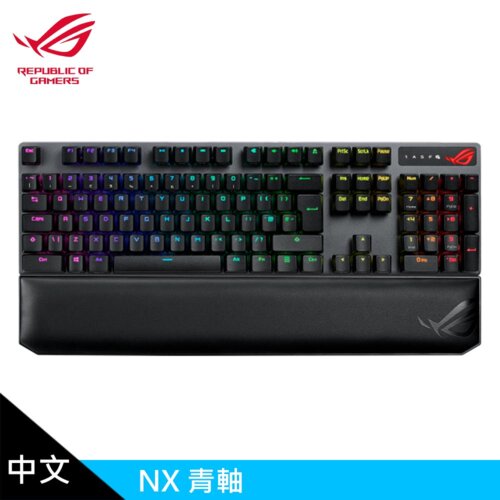 【ASUS 華碩】ROG Strix Scope NX Wireless Deluxe 機械式鍵盤-青軸