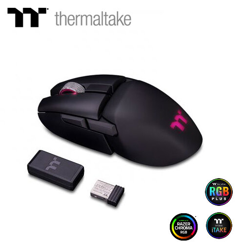 【TT thermaltake 曜越】幻銀 ARGENT M5 RGB 三模無線電競滑鼠
