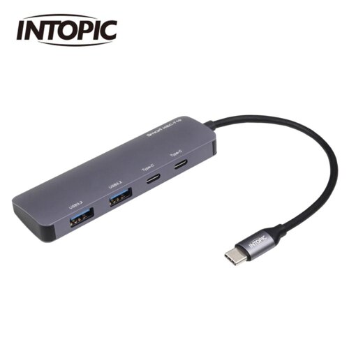 【INTOPIC 廣鼎】HBC-710 USB3.2 Type-C鋁合金高速集線器