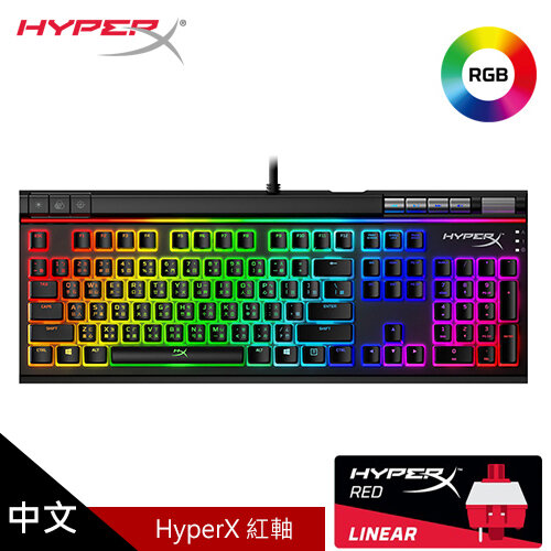 【HyperX】Alloy Elite 2 RGB 機械式電競鍵盤 [紅軸/中文]