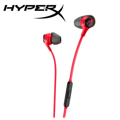 【HyperX】Cloud Earbuds II 入耳式耳機 紅色 705L8AA - RED