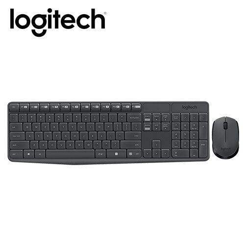 【logitech 羅技】MK235 無線鍵盤滑鼠組