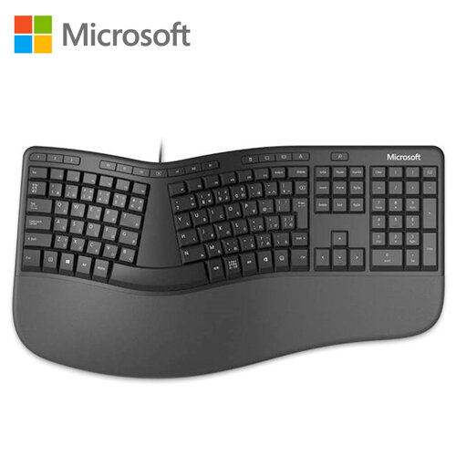 【Microsoft 微軟】人體工學鍵盤